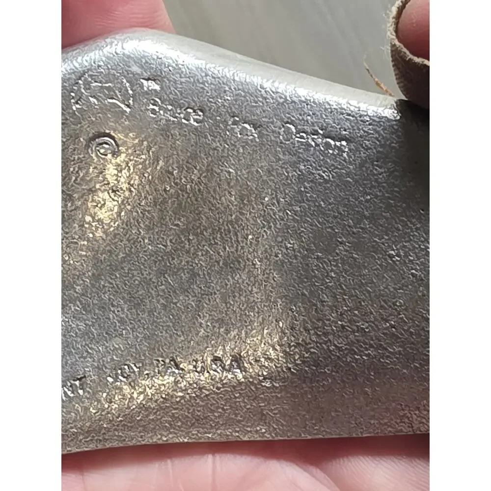 Vintage pewter Bruce Fox Mallard Duck Handles From Wilton Hardwood Serving Tray